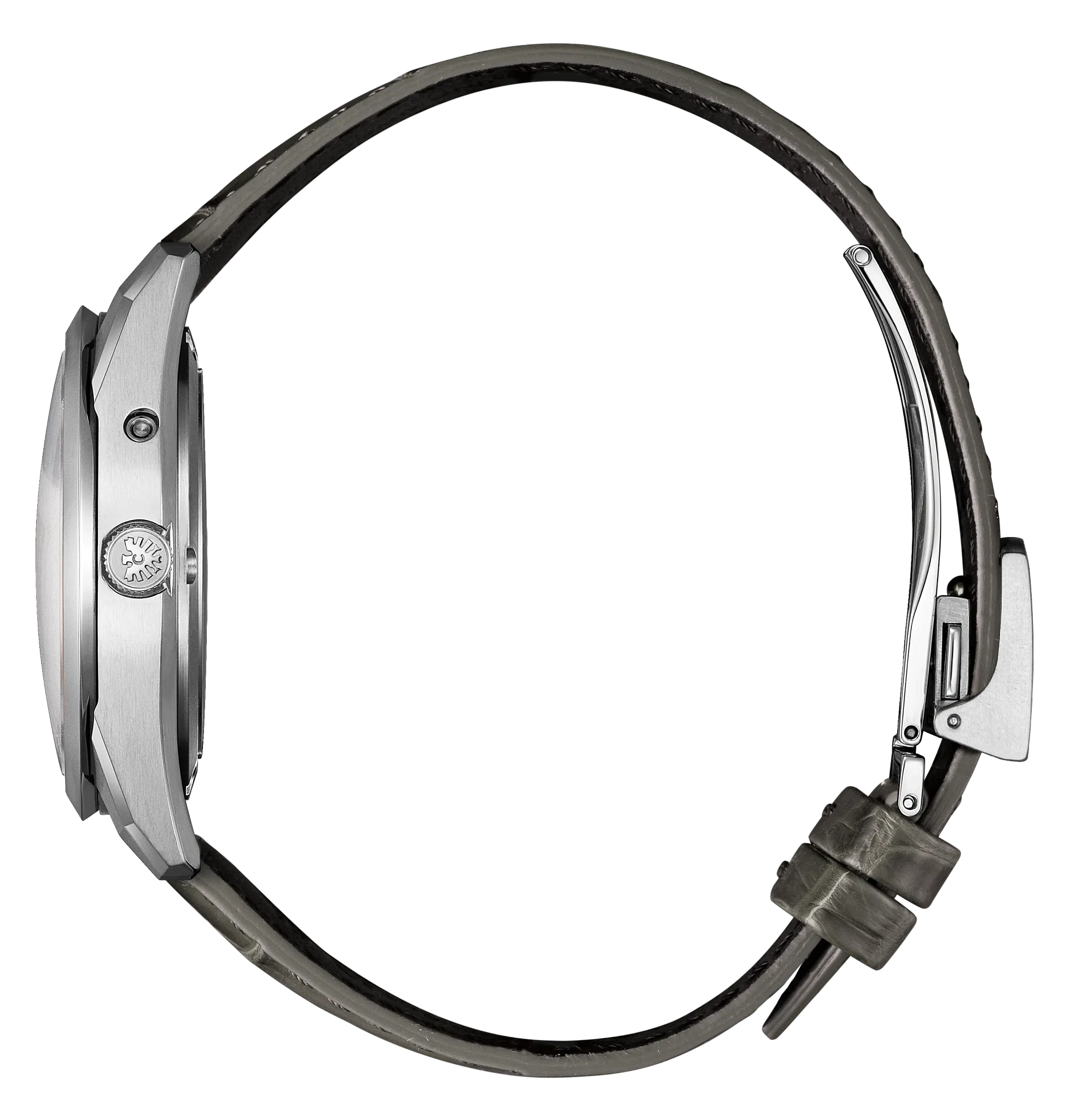 The CITIZEN White Dial Crocodile Strap AQ4100-22A | CITIZEN